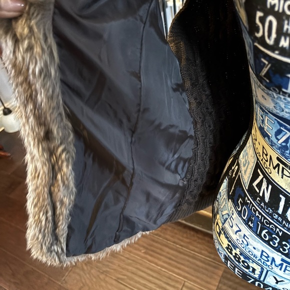 Faux Fur Sweater Vest L - Picture 5 of 6
